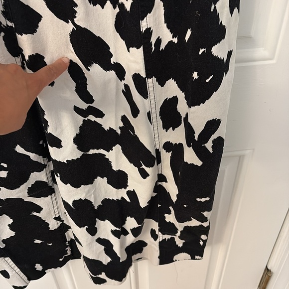 Diane Von Furstenburg Cow Calliope Cotton Sheath Dress sz medium - Picture 6 of 8